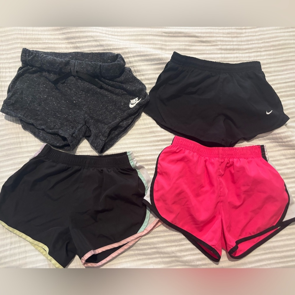 Girls Nike Athletic Shorts Set